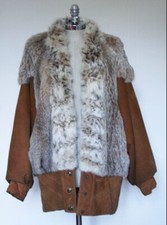 Giacca in lince e renna vintage anni 80-Jacket in lynx and reindeer vintage 80s