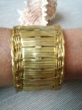 BRACCIALE  Donna Unisex Uomo Ottone misura regolabile- Idea Regalo