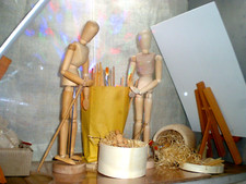 2 MANICHINI ARTISTICI CWR IN