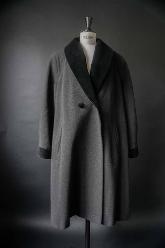 Cappotto lana vintage con - vintage,