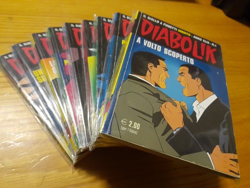 Lotto diabolik inedito - lotto,