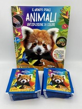 Il Mondo degli Animali Un'Esplosione di Colori Album figurine + 50 bustine v....
