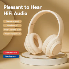 Cuffie pieghevoli Bluetooth 5.3 TH30 con microfono e riduzione rumore