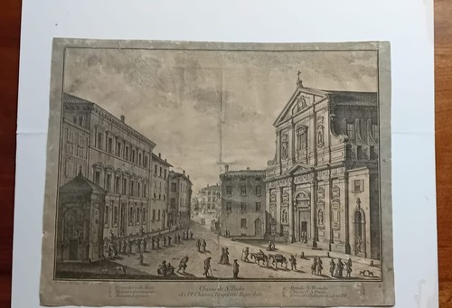 Incisione rame pio - in, panfili