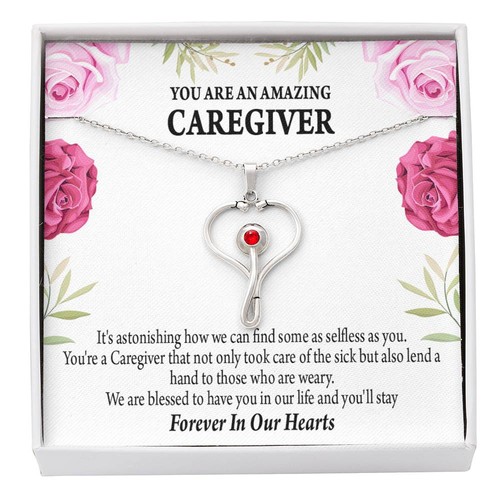 Collana caregiver cuore scope - caregiver,