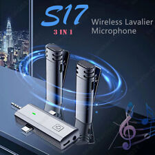 Microfono lavalier professionale senza fili per iPhone/iPad/Android/telecamera