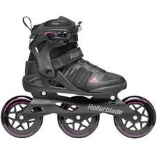 Rollerblade Macroblade 110 3WD pattini in linea da donna neri magenta nuovi