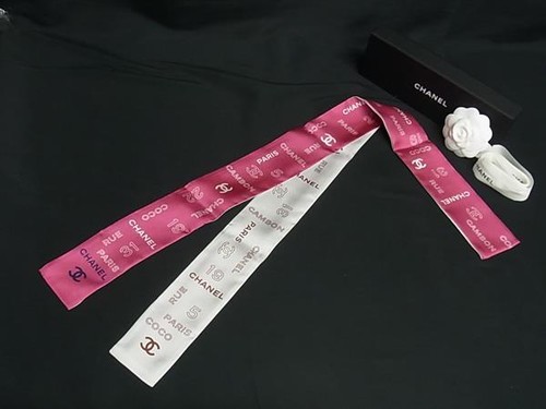 Sciarpa chanel coco mark logo - sciarpa,
