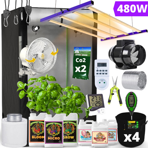 Growbox set completo - set, led