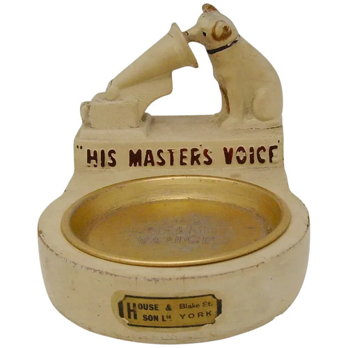 Hmv his masters voice nipper - masters,