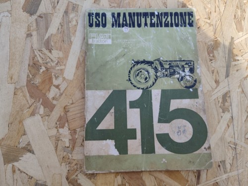 Uso manutenzione trattore - e,