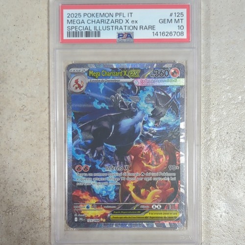 Psa pokémon mega charizard - 10,