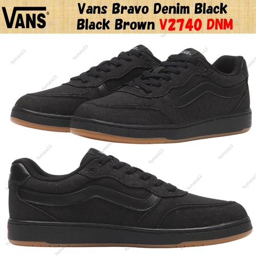 Vans bravo denim nero - nero, marrone