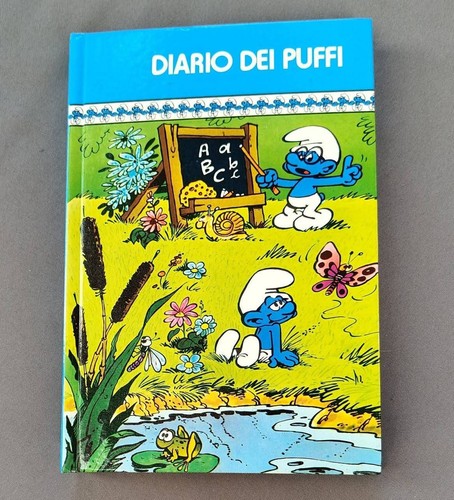 Diario vintage puffi peyo - vintage,