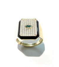 Anello Chevalier Rettangolare