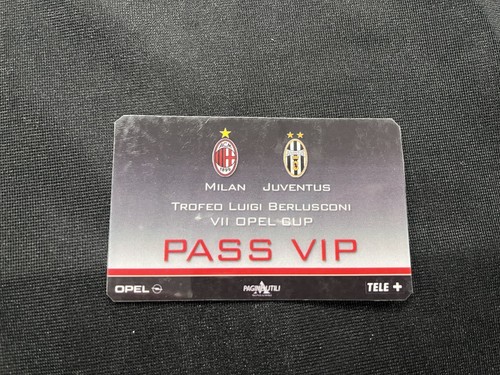 Pass vip milan juventus - pass, trofeo