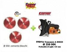 MOTOTRONCATRICE COMER TTA 990 CON DISCO Ø 350 + 3 DISCHI OMAGGIO