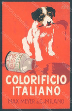 Artista Terzi Pubblicità Colorificio Italiano Cane Max Meyer TEARED pc HR2386