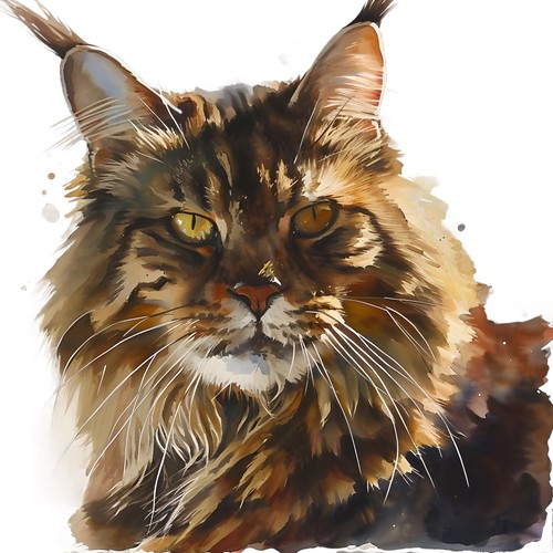 Adesivi maine coon gatto - adesivi,