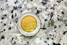 Moneta rara da 500 lire bimetallica del 1990