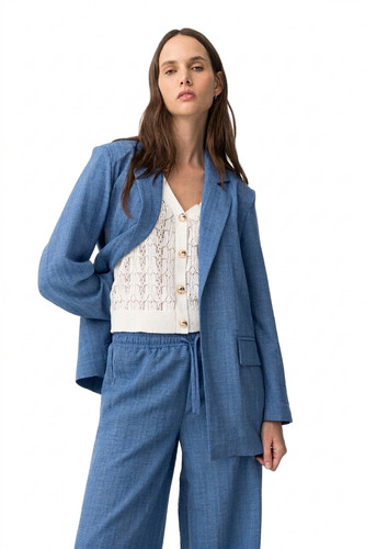 Giacca lunga donna - , azzurro