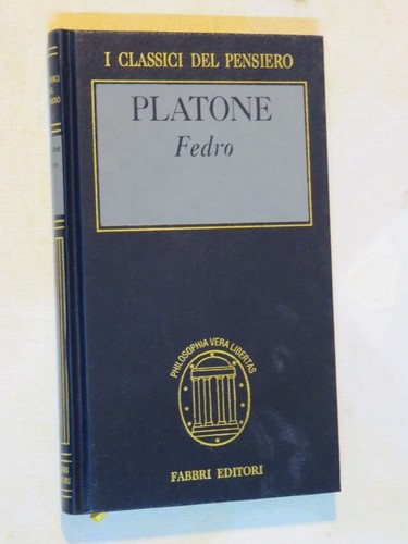 Fedro platone cura di - fedro,