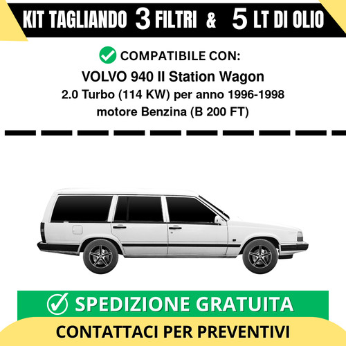 Tagliando per volvo 940 - volvo, ii