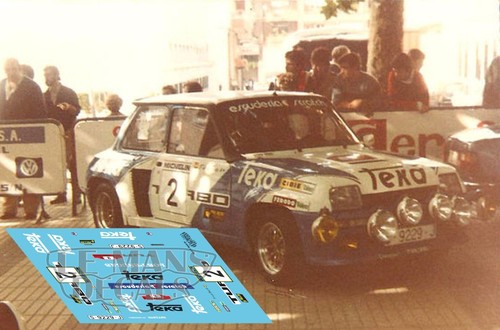Decals renault turbo - renault,