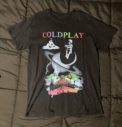 Maglietta coldplay black - maglietta,