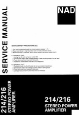 NAD 214, 216 Schematic Diagram
