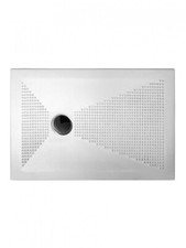 Piatto doccia rettangolare ceramica 70x140cm h 3 bianco lucido slim Althea UP