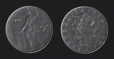 50 LIRE 1974 VULCANO