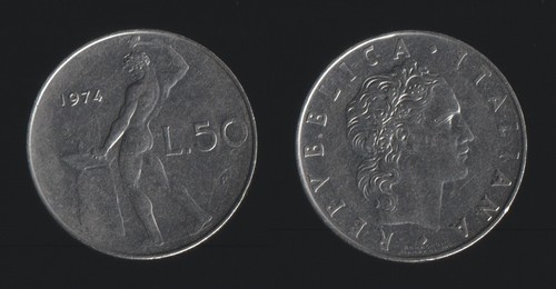 Lire 1974 vulcano - 50,