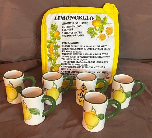 Tazze per limoncello fatte a - limoncello,,