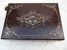 Boite A Bijoux  Napoléon III Marqueterie Boulle nacre et laiton  XIX siècle