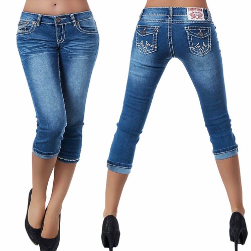 Jeans capri bemuda - capri, 3/4