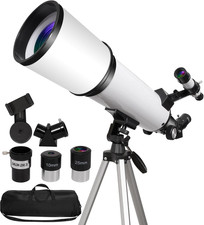 Telescopio Rifrattore Ad Apertura Da 80 Mm Con Adattatore per Telefono, Telescop