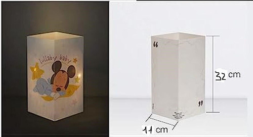 Lampada carta lamp disney - in,