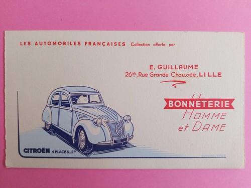 Buvard 2cv cv citroen - buvard, la