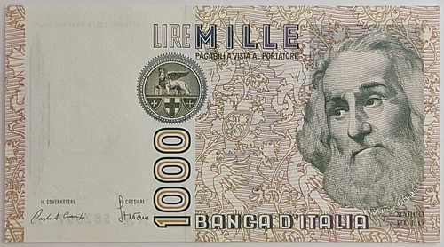 1000 lire marco - 1000,
