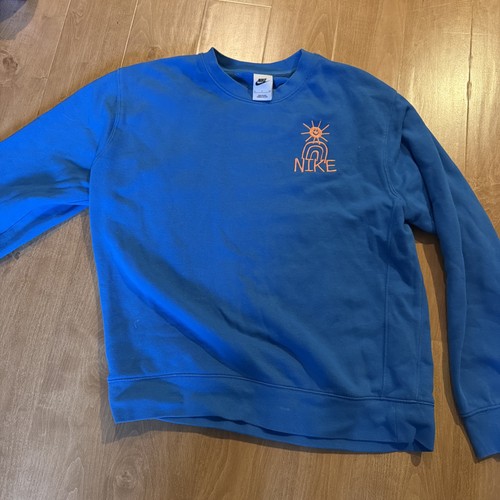 Felpa nike uomo piccola blu - felpa,