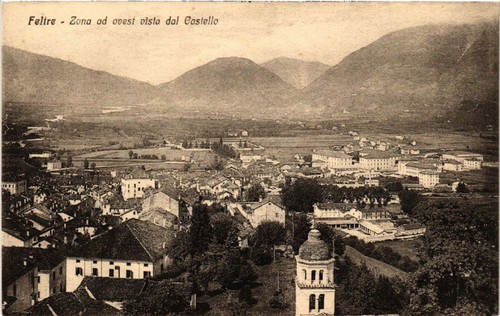 Cpa feltre zona ovest vista - feltre,