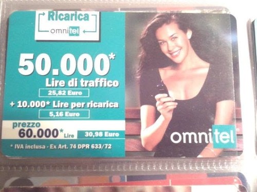Ricarica telefonica omnitel - ricarica,