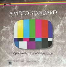 laserdisc A VIDEO STANDARD ottimizza sistema audio & video + MANUALE  COME NUOVO