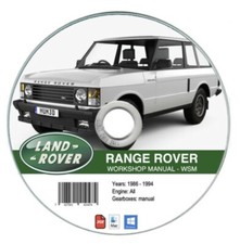 Range Rover (1986-1994)  manuale officina su Cd
