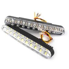 Coppia Luci Auto 30 Led Smd 5050/3528 Fanale Daytime Diurne Bianca Gialla wis