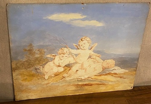 Quadro dipinto olio ritratto