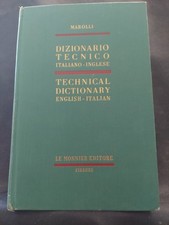 Dizionario tecnico italiano - dizionario, italiano-