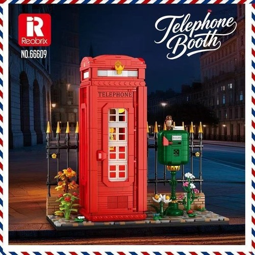 Cassa telefonica inglese - , rossa