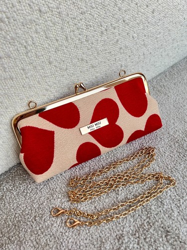 Borsa pochette cuore - , miu